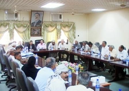 اجتماع محلي لحج/ ارشيف